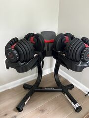 Pair of Bowflex SelecTech 552 Dumbbells (Stand included)