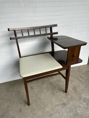 Antique Telephone Bench. MCM