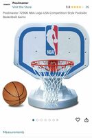 Poolmaster 72900 NBA Logo USA Competition-Style Poolside Basketball Game