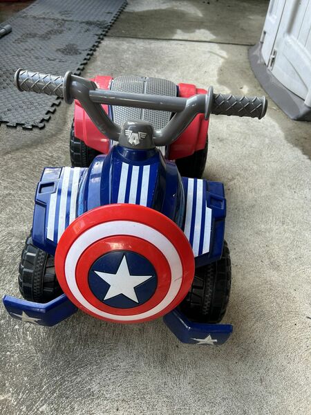 Toddlers Captain America 4 Wheeler