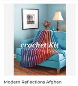 NEW Modern Reflections Afghan Kit