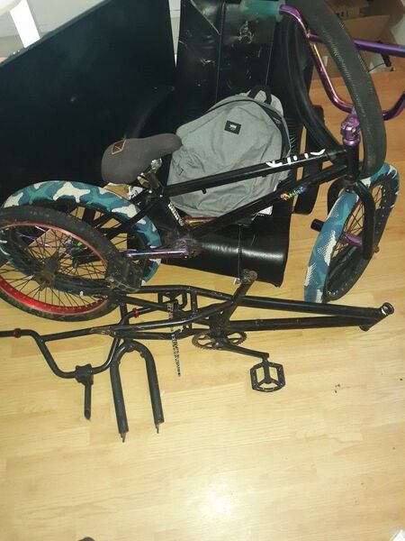 Redline Bmx Bike + Parts