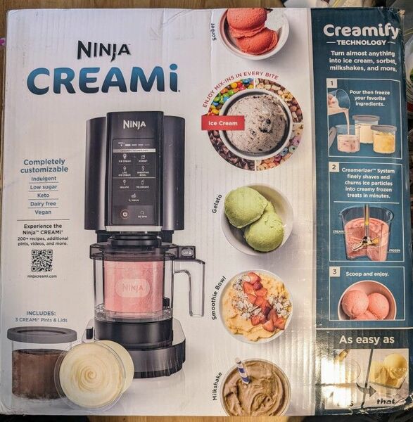 NEW Ninja Creami Ice Cream Milkshake Sorbet and Lite Ice Cream Maker
