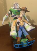 Vintage 1995 Disney Toy Story RC, Woody and Buzz Figures