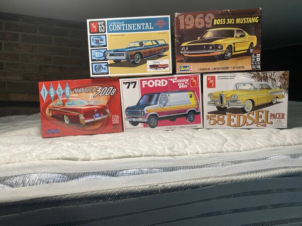 Model Car Kits Unopened