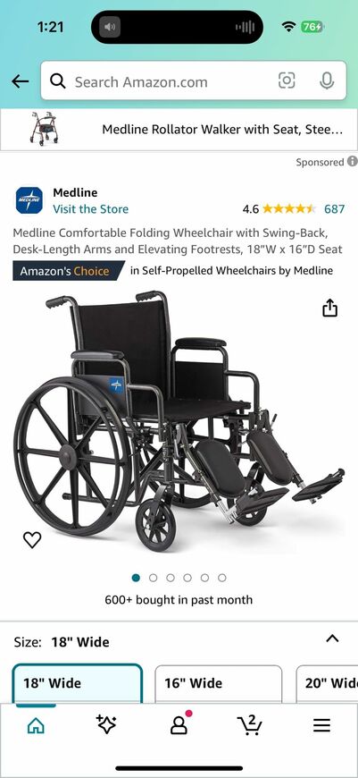 Med line wheelchair