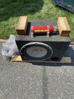Alpine 15”  Sub With Custom Box