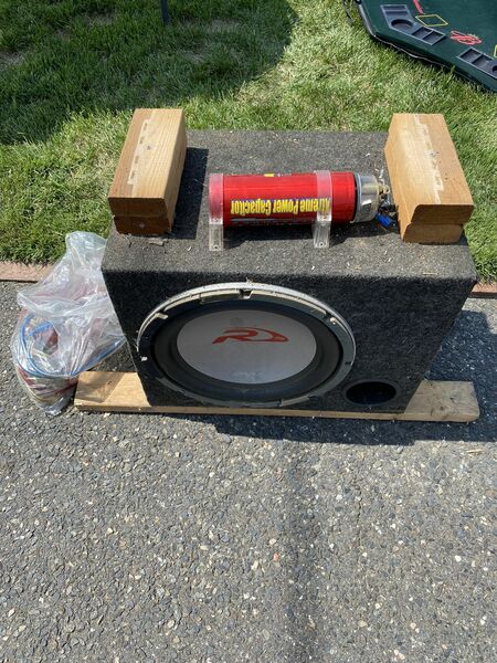 Alpine 15”  Sub With Custom Box