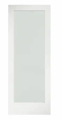 36/80” Frosted Glass 1-Lite Interior Door - brand new