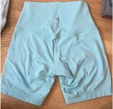 baby blue lululemon shorts