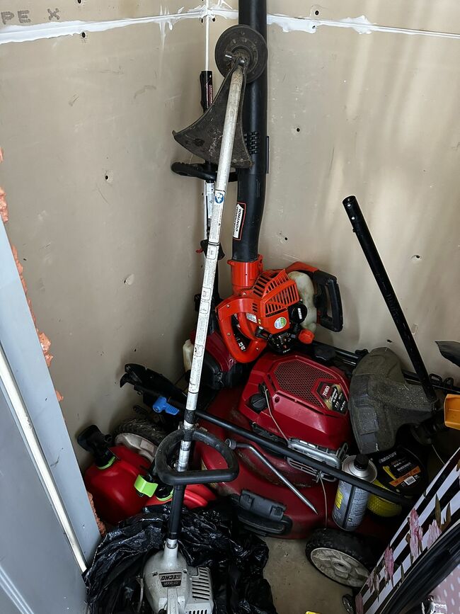 Lawn Mower, Trimmer, Blower Combo