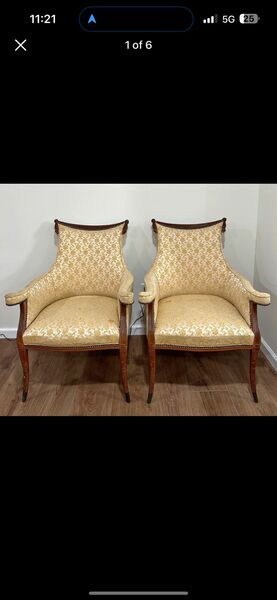 Set of Antique Fireside Chairs