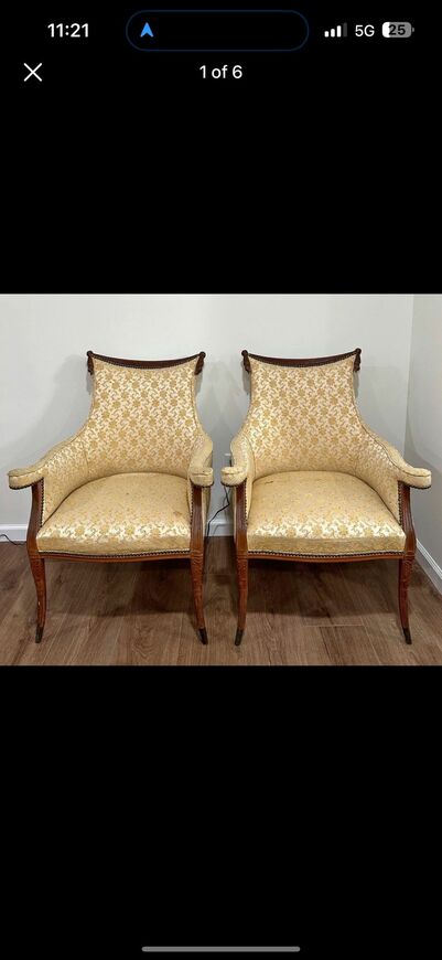 Set of Antique Fireside Chairs