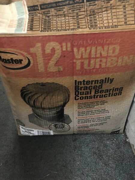 12 Inch Wind turbine