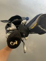 Golf Set With Irons, Driver, Putter, Bag, and Golf Travel Bag