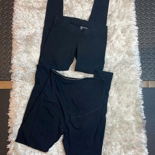 Gap Maternity and Esmara Black Leggings Bundle of 2 Size XS and S