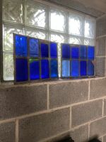 2 Antique Stained Glass Windows.