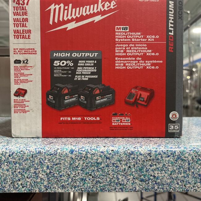 Milwaukee M18 Batteries Plus Charger