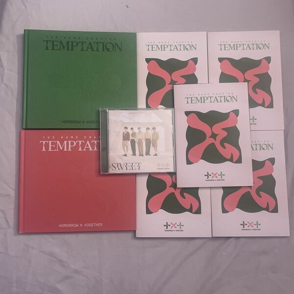 Kpop Albums- TXT Temptation Full Set.