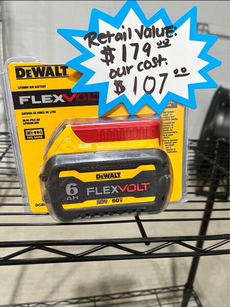 DeWalt Flex Volt Battery * Exclusive *