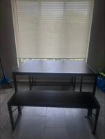 Darkwood kitchen table
