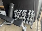 Hex Dumbbell Set 5-50 Lb Pairs USED (LIKE NEW)