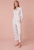 Loveshackfancy x Roller Rabbit Rosa Beaux Monkey Long Sleeve Pajamas size Small