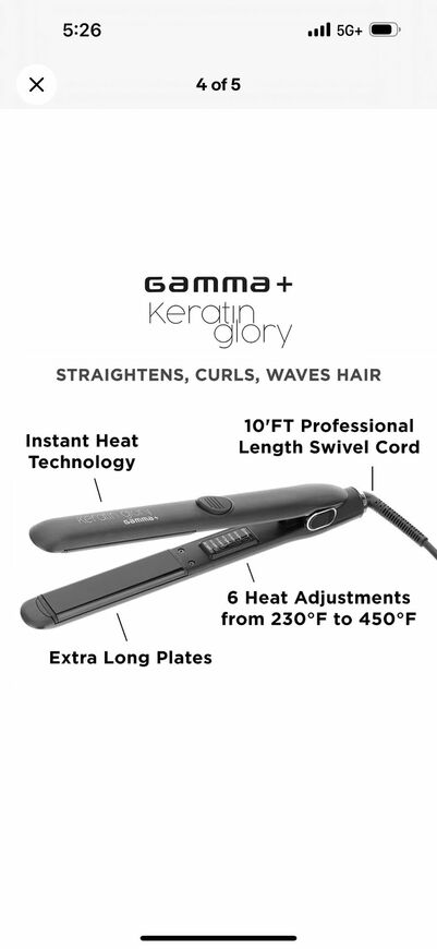 Gamma + Hair Straightener