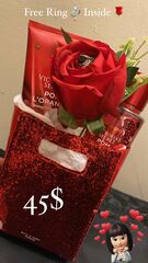 Beautiful Set With Rose 🌹 N Ring 💍 Inside ❤️