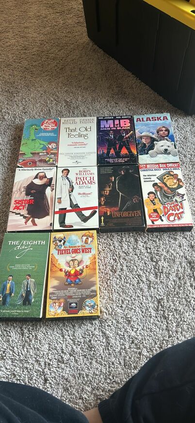 Old Collectible VHS Movies