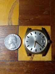Vintage Mens Omega Mechanical Watch (Manual Wind) No Band *Runs & Keeps Time*