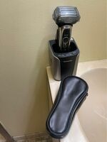 Panasonic Arc5 Electric Razor for Men Shaver and Trimmer Automatic Clean and Charge Station, Wet Dry