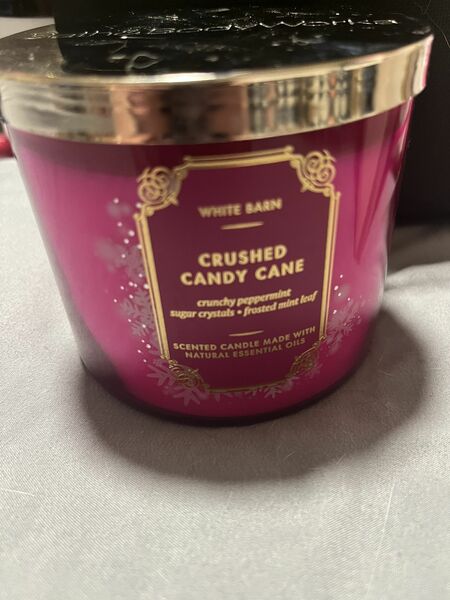 Bath and Body Crushed Candy Cane Candle