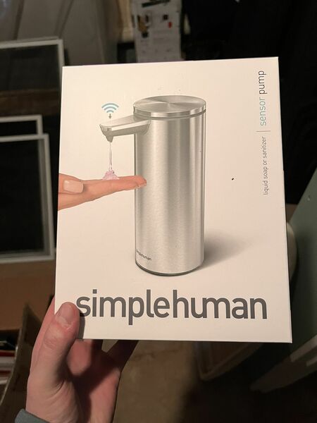 2 Simple human Soap Dispensers