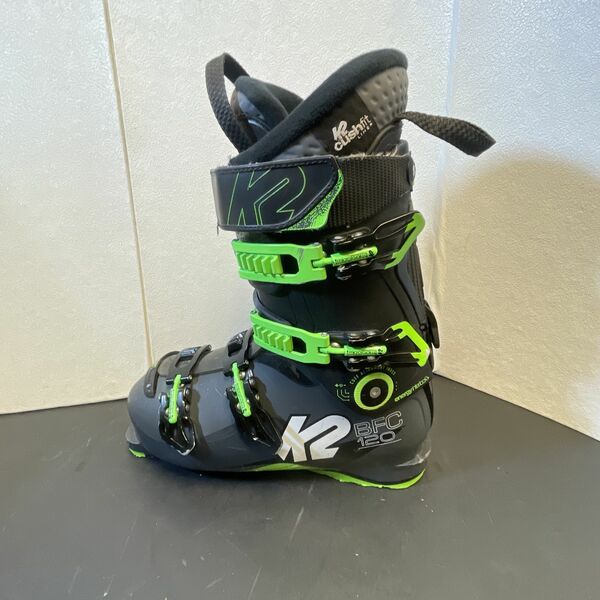 K2 BFC 120 SKI Boots SIZE 26/26.5 306mm ENERGY INTERLOCK - Black Green