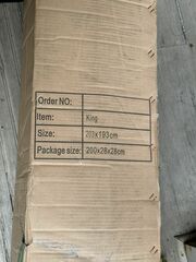 KING Mattress 12" Medium Pocket Spring Hybrid CertiPUR-US Certified Foam White Full Box Not Open Yet Still In Delivery Box Easy For Pick Up