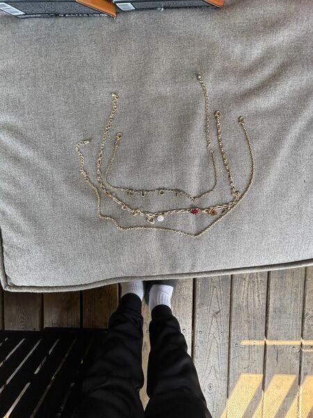 3 Gold Necklaces