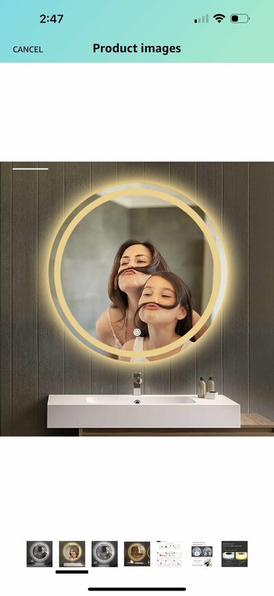 Led Mirror 32”
