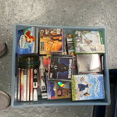 Box Full Of DVD Movies, Games, Shows And Music