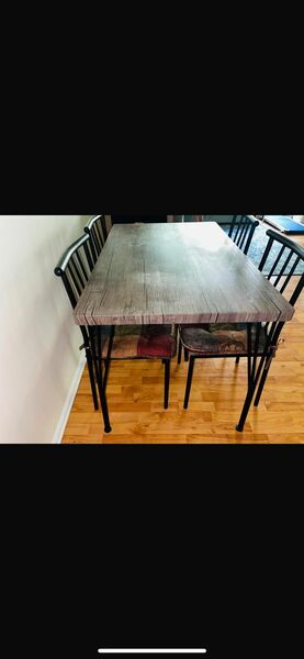Four Chairs Dining Table