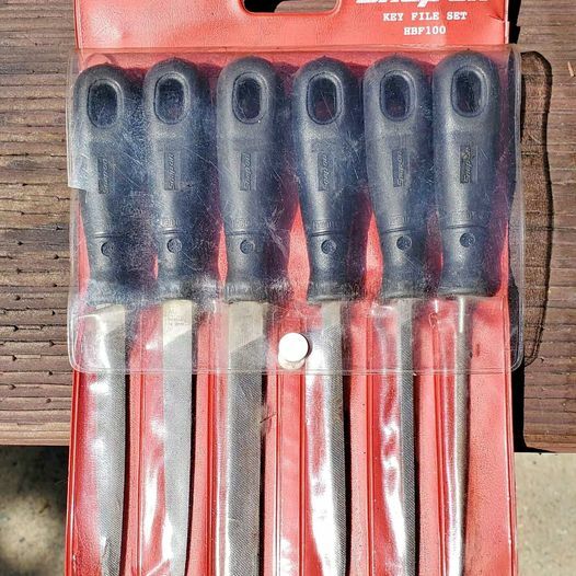 Snap-on Tools 6-piece key File set HBF100