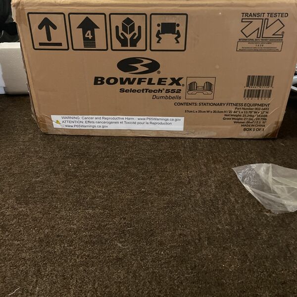 Dumb Bells Bow flex SelectTech 552