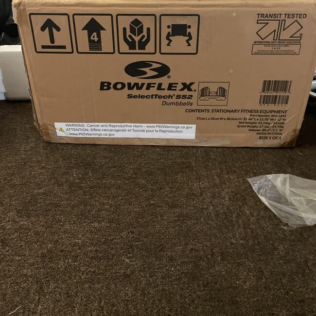 Dumb Bells Bow flex SelectTech 552