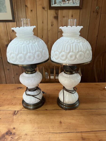 Pair Of Antique Lamps