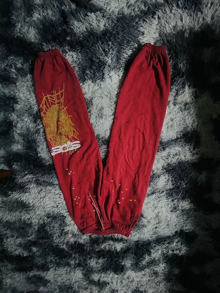 Spider Maroon Sweatpants