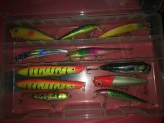 Asst Fishing Lures And Hooks