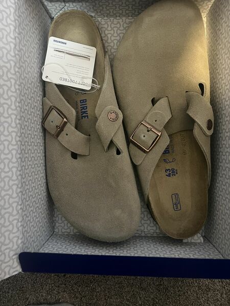 Birkenstocks Boston Taupe