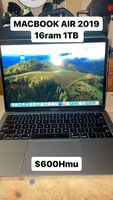 2019 MacBook Air 16ram 1TB