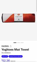 Yogitoes Mat Towel