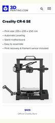 Ender Cr-6 3d Printer